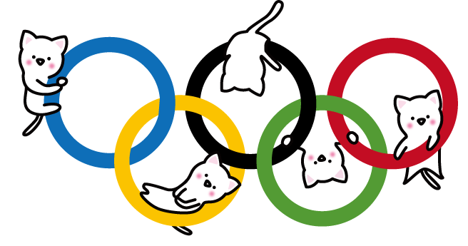 オリンピックの五輪イラスト