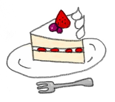 ケーキのイラスト