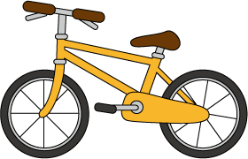 黄色い自転車のイラスト