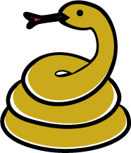 蛇(へび)金運アップイラスト