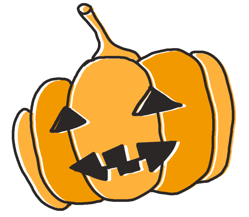 ハロウィンかぼちゃのイラスト